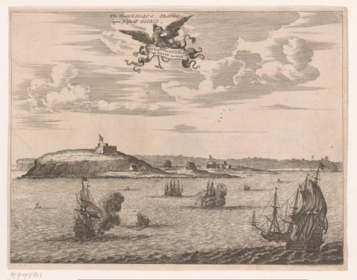 View of the Forts Nassau and Orange on the Island of Gorée near Dakar