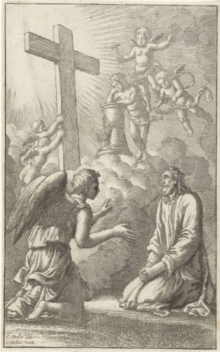 Kneeling Christ Surrounded by Angels with the Instruments of the Passion