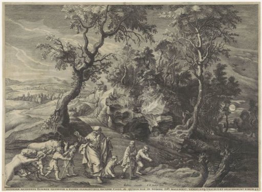 Punishment of the children who mocked Elisha