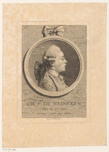 Portrait of Carl Friedrich Heinecken