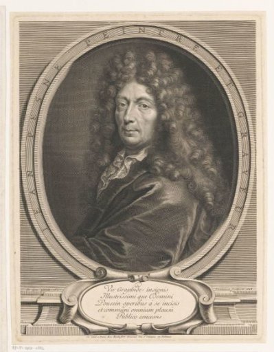 Portrait of Jean Pesne in an oval