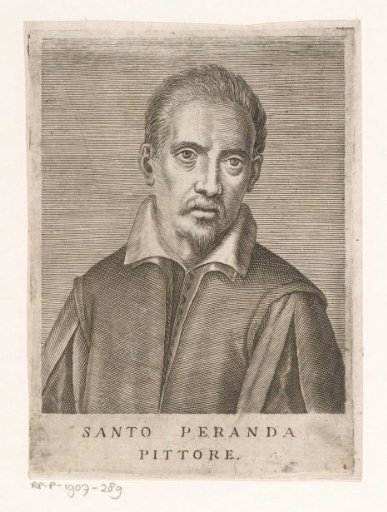 Portrait of the painter Sante Peranda