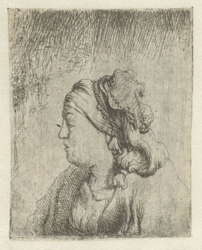 Bust of a young woman