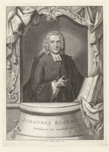 Portrait of Minister Johannes Boskoop