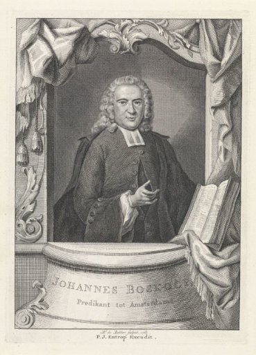 Portrait of Minister Johannes Boskoop