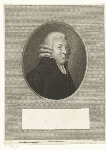 Portrait of preacher Gerrit Noordenhout