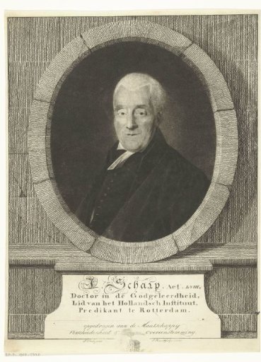 Portrait of Jan Scharp at the age of 58