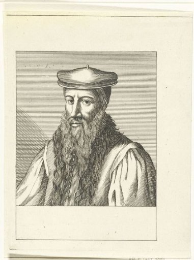Portrait of the scholar David Jorissen