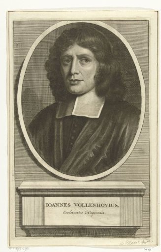 Portrait of minister Joannes Vollenhove