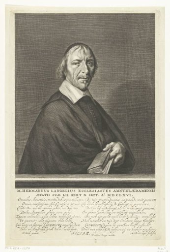 Portrait of Hermanus Langelius
