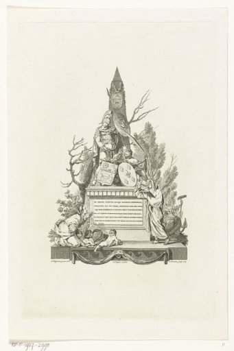 Allegorical monument to Gerard Johan Nahuys and his wife Catharina Walburg van Mansvelt
