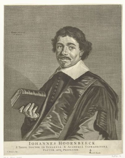 Portrait of Johannes Hoornbeeck at the age of 34