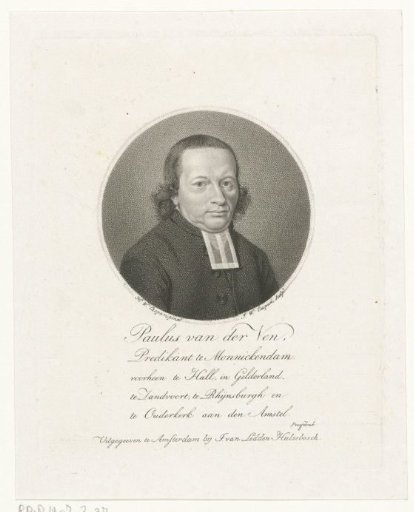 Portrait of Paulus van der Ven