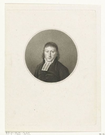 Portrait of Bernardus Verwey