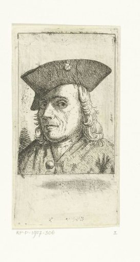 Self-portrait of the artist Cornelis van den Berg