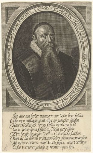 Portrait of Jacobus Trigland, aged 53