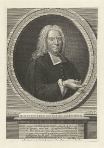 Portrait of Johan Gosewijn Eberhard Alstein