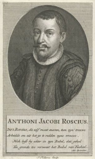 Portrait of Anthoni Jacobi Roscius