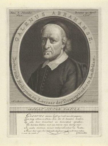 Portrait of Galenus Abrahamsz. de Haan