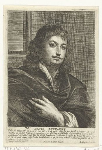 Self-portrait of David Rijckaert