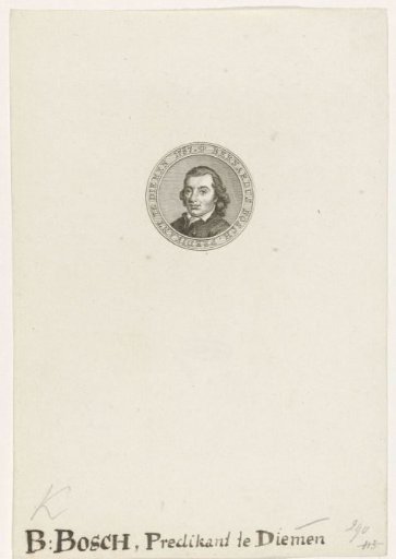 Portrait of Bernardus Bosch
