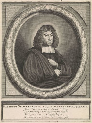 Portrait of the Preacher Henricus Groenewegen
