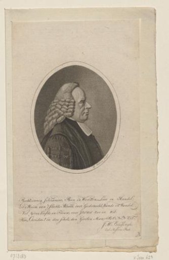 Portrait of Gisbertus Bonnet
