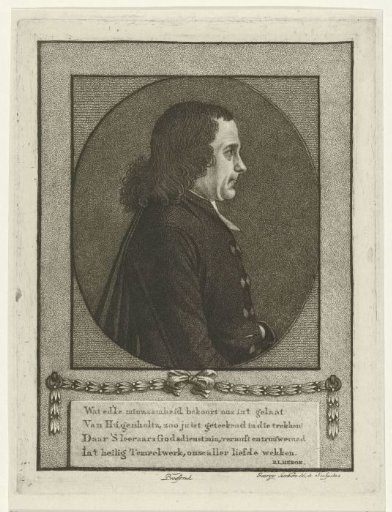 Portrait of Frederik Willem Hugenholtz