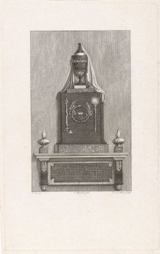 Tomb monument for Jan Nieuwenhuyzen in the Great Church in Monnickendam
