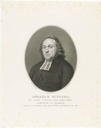 Portrait of Abraham Rutgers