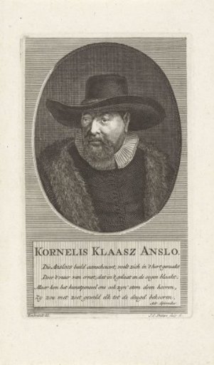 Portrait of the Mennonite preacher Cornelis Claesz. Anslo