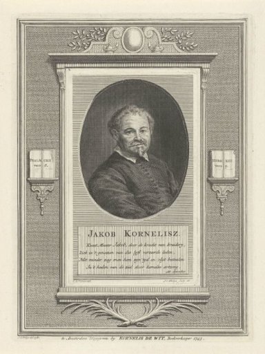 Portrait of the Mennonite preacher Jacob Cornelisz.