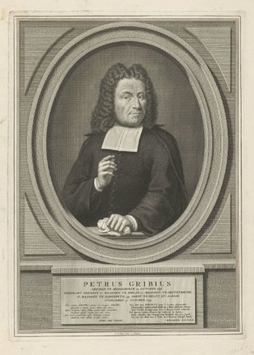 Portrait of the preacher Petrus Gribius