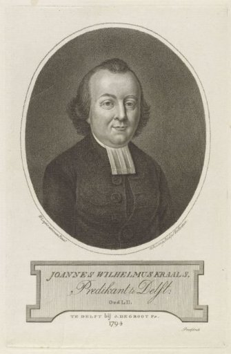 Portrait of Joannes Wilhelmus Kraals