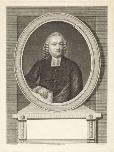 Portrait of the preacher Benjamin Frieswijk