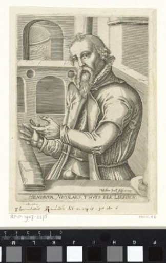 Portrait of Hendrik Niclaes