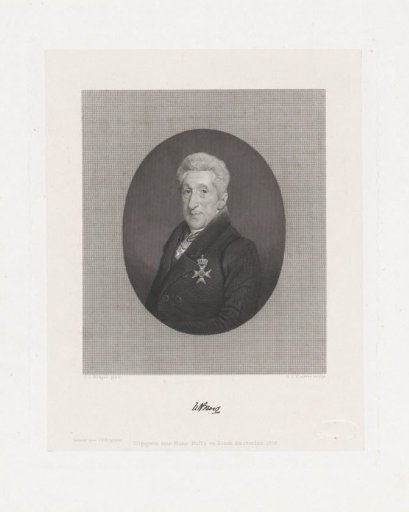 Portrait of the minister Wilhelm Broes