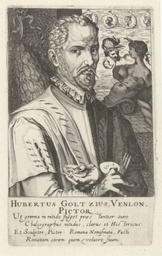 Portrait of Hubert Goltzius