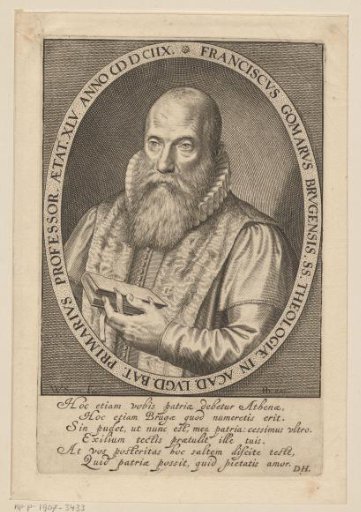 Portrait of Franciscus Gomarus at the Age of 45