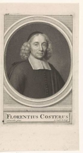 Portrait of the Preacher Florentius Costerus