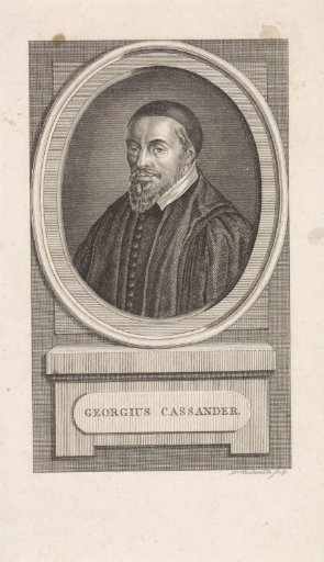 Portrait of the humanist Georgius Cassander