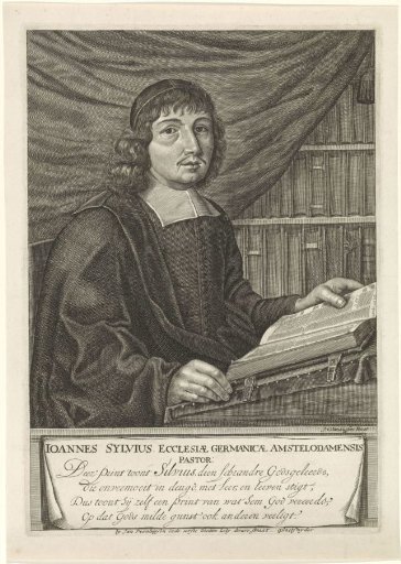 Portrait of the Amsterdam Preacher Johannes Sylvius