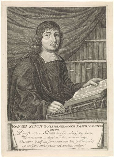 Portrait of the Amsterdam Preacher Johannes Sylvius