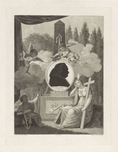 Allegorical memorial for Abraham Rutgers
