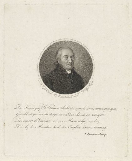 Portrait of Johannes Matthias Woltman