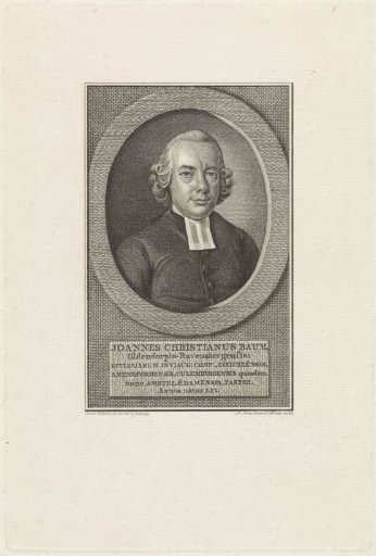 Portrait of Johan Christiaan Baum