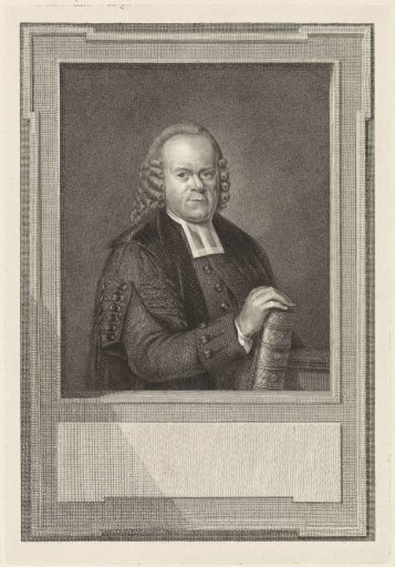 Portrait of Gisberus Bonnet