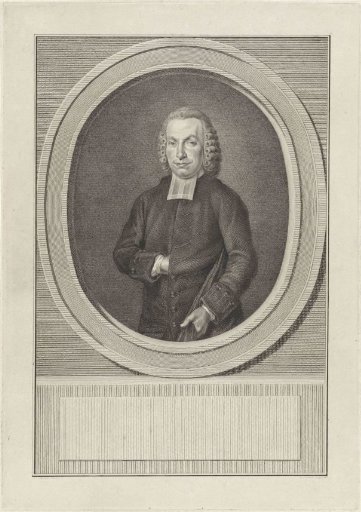 Portrait of the Minister Gerhardus de Haas