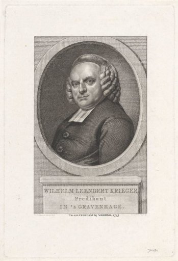 Portrait of Wilhelm Leendert Krieger