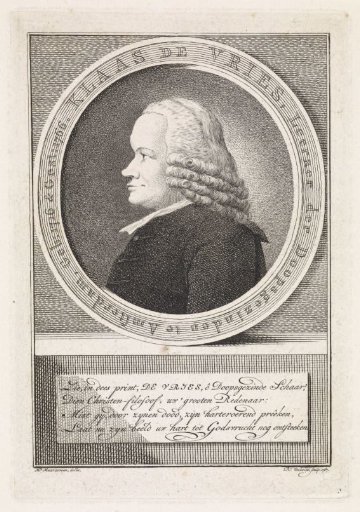Portrait of Klaas de Vries